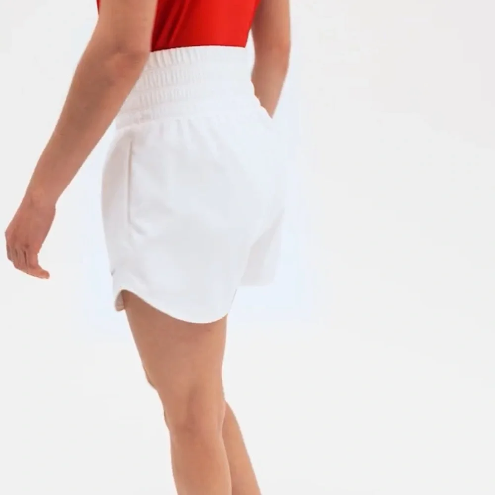 Nike One Dri-Fit Ultra High Waisted 3” Brief Lined Athletic Shorts White XL